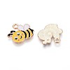 Alloy Enamel Pendants ENAM-T022-56A-2