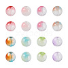 Cheriswelry 120Pcs 8 Colors Transparent Glass Beads GLAA-CW0001-05-2