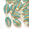 Alloy Enamel Pendants X-PALLOY-T065-27-M-2