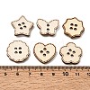 4-Hole Wood Buttons WD-CBA9CDE-01B-3