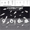 Unicraftale 24Pcs 4 Style 304 Stainless Steel Pendants STAS-UN0038-37-3