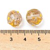Luminous Handmade Enamel Gold Sand Glass Beads Strands LAMP-U004-08E-5