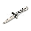 316 Surgical Stainless Steel Pendants LS-STAS-A123-04A-AS-2