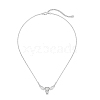 925 Sterling Silver Pendant Necklaces NJEW-L179-01P-2