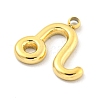 Real 18K Gold Plated PVD Vacuum Plating 304 Stainless Steel Pendants STAS-L278-002G-05-2