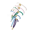 Natural Gemstone Beads Silder Bracelets BJEW-JB13391-4