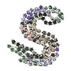 5 Styles Synthetic Imperial Jasper & Natural Green Spot Jasper & Rhodonite & Dalmatian Jasper & Kambaba Jasper Beads Strands G-D095-A02-3