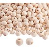 Unfinished Wood Beads WOOD-PH0008-19-WH-1