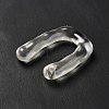 Transparent Resin Alphabet Pendants LS-RESI-C028-02U-4