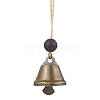 Iron Bell Pendant Decorations HJEW-JM02178-01-1