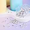 Yilisi 500Pcs Acrylic Horizontal Hole Letter Beads OACR-YS0001-03O-11