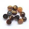 Natural Tiger Eye Cabochons G-P393-R12-4mm-1