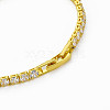 Clear Cubic Zirconia Tennis Bracelet BJEW-N241-001A-01LG-NR-3