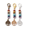 3Pcs Tree of Life Alloy Pendant Decorations HJEW-JM01730-1