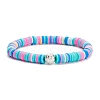 Handmade Polymer Clay Heishi Beads Stretch Bracelets Set BJEW-JB07390-8