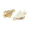 Christmas Alloy Crystal Rhinestone Pendants FIND-L026-01K-G-2