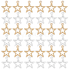 100Pcs 2 Colors Tibetan Style Alloy Pendants FIND-SC0022-66-1