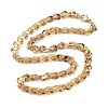 Ion Plating(IP) 304 Stainless Steel Chain Necklaces NJEW-Q335-10G-1