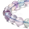 Natural Fluorite Beaded Stretch Bracelets BJEW-K233-02B-02-3