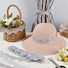 10 Yards Sparkle Polyamide Wavy Flower Lace Trim OCOR-WH20022-023B-4