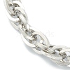 Non-Tarnish 304 Stainless Steel Rope Chain Necklaces NJEW-I245-07E-P-4