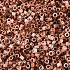 Opaque Picasso Cylinder Glass Beads SEED-Q039-06A-05-3