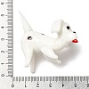 3D Dalmatian Dog Handmade Lampwork Ornaments Figurine DJEW-C013-01-3