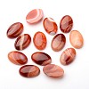 Natural Striped Agate/Banded Agate Oval Cabochons G-L394-02-30-20mm-1