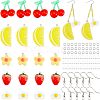 CHGCRAFT DIY Fruit Dangle Earring Making Kits DIY-CA0004-11-1