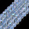 Electroplate Glass Beads Strands LS-EGLA-A044-J4mm-L06-1