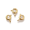 Eco-friendly Brass Spring Ring Clasps KK-D082-01E-G-1
