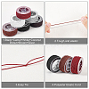  6 Rolls 6 Colors Polyester Elastic Cord EC-NB0001-07-4