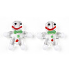 Gingerbread Man Handmade Lampwork Beads LAMP-G150-04C-1