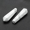 Natural Howlite Pointed Beads G-E490-C09-2