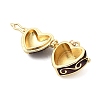 Brass Enamel Prayer Box Pendants KK-CJC0013-17G-01-2