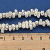 Electroplated Natural Lava Rock Beads Strands G-I360-U01-04-4