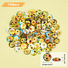 100pcs Glass Cabochons GGLA-PH0001-18-5
