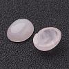 Natural Rose Quartz Cabochons G-ROSE10x8x4-2