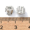 Rack Plating Brass Pave Clear Cubic Zirconia Beads KK-M282-33P-3