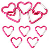 5Pcs Zinc Alloy Spring Gate Rings FIND-TA0009-73H-1