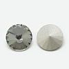 Pointed Back Glass Rhinestone Cabochons RGLA-T086-16mm-03-2