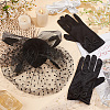 AHADERMAKER 1 Pair Bowknot Pattern Gloves AJEW-GA0006-47A-5