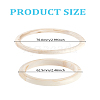 2Pcs 2 Styles Resin Bangles for Women BJEW-LP0004-48A-2