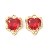 Brass Micro Pave Cubic Zirconia Charms KK-L208-06G-05-2