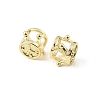 Clock Brass European Beads KK-CBA9CBD-22G-2