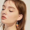 40Pcs 2 Colors 304 Stainless Steel Hoop Earring Findings STAS-SC0010-44-4