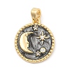 Rack Plating Brass Rhinestone Pendants KK-S407-05G-A-1