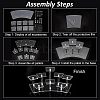 Clear Acrylic Display Kit DIY-WH0319-50-4