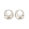 Brass Hoop Earrings for Women EJEW-U041-01P-4