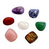 14Pcs Chakra Nuggets & Hexagonal Prism Mixed Natural Gemstone Healing Stones Set PW-WG49053-02-3